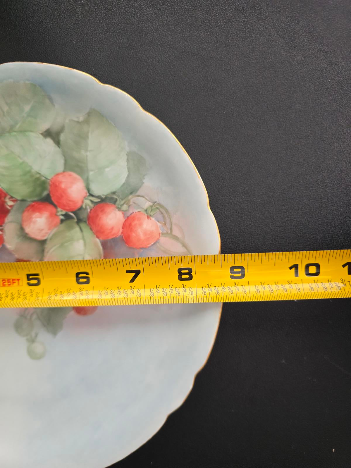 Antique Jean Pouyat Limoge-JPL Hand-painted Porcelain Plate