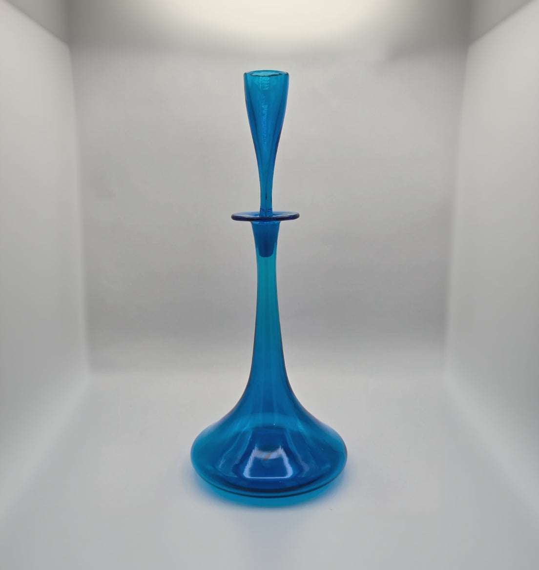 Rare Find! Vintage, Wayne Husted for Blenko "Shot Glass" Decanter