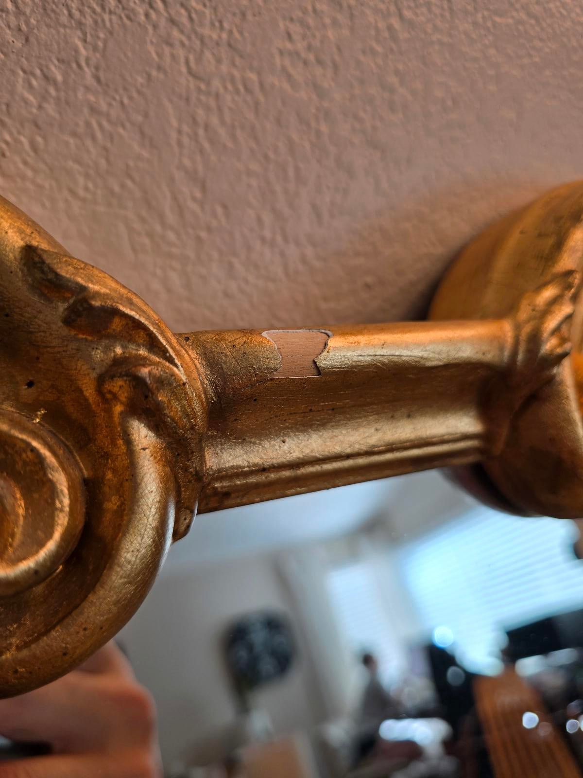 Ethan Allen Italian Hollywood Regency Style Mirror