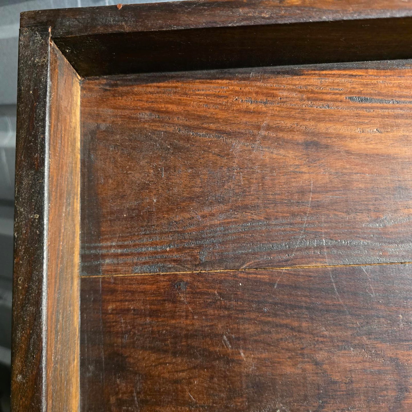 Antique Georgian Walnut and Brass Coffer/Chest