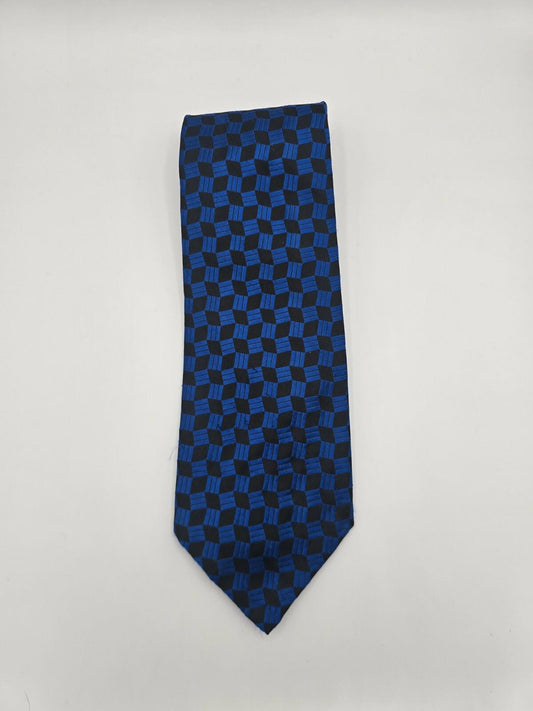 Hickey Freeman Tie - Blue/Black