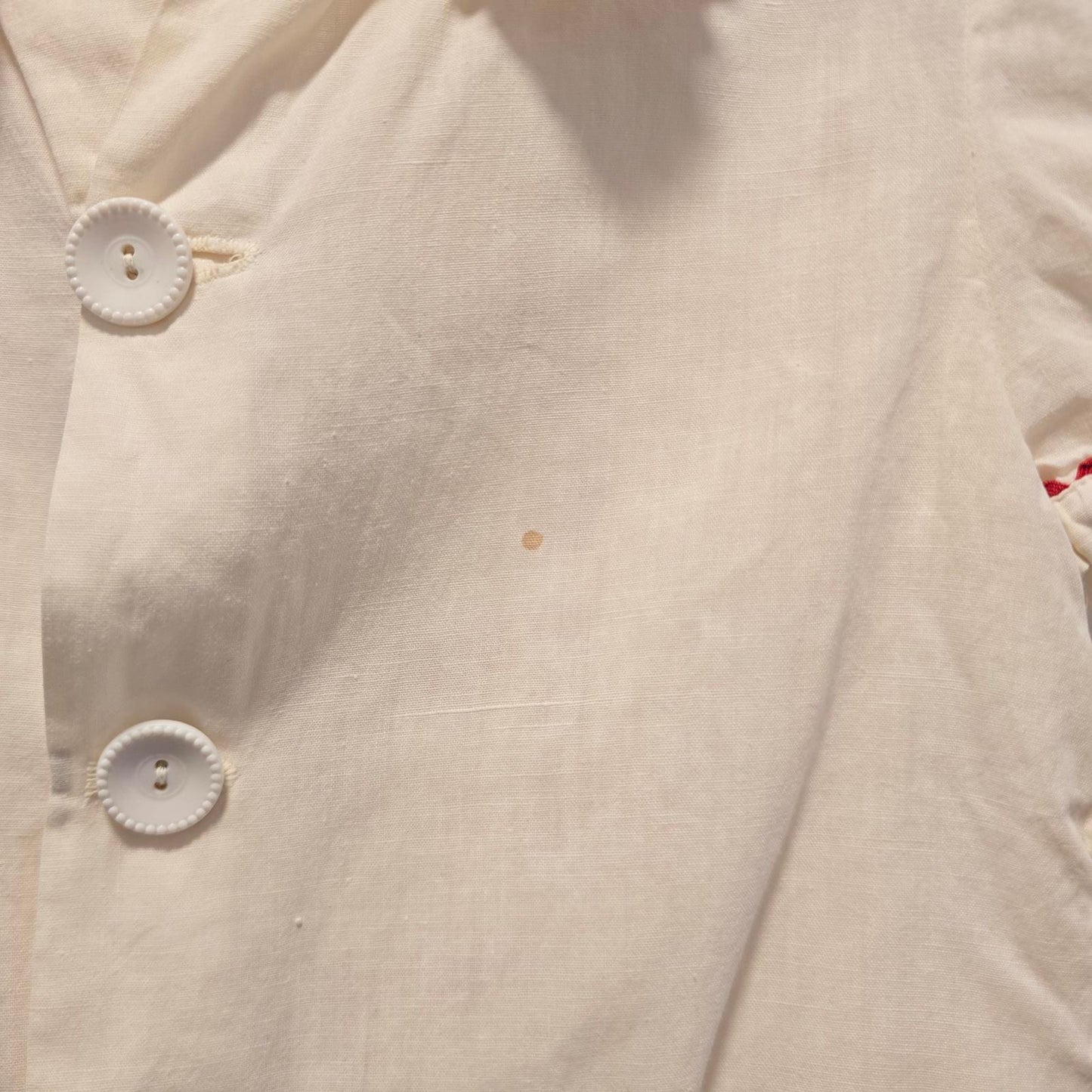 Vintage Hand-Sewn and Appliqued Children's Cotton Dress