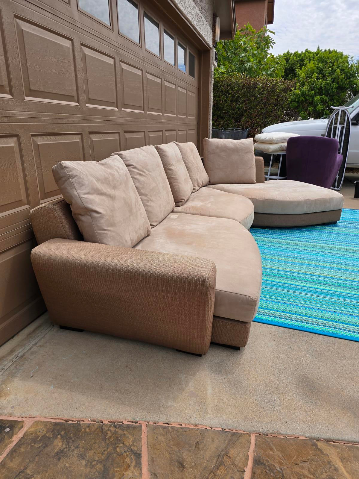 Sculptural Roche Bobois Modular Sectional Sofa