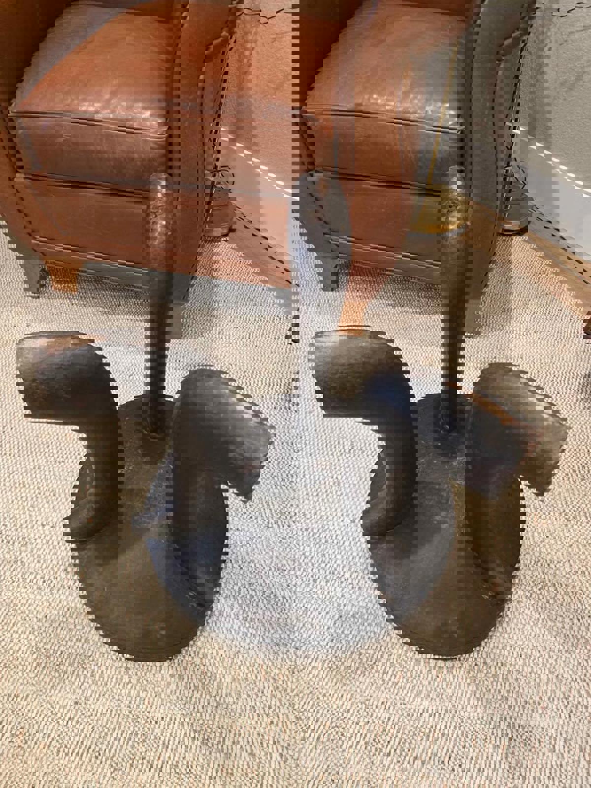 Antique Ethiopian Three-Legged Stool