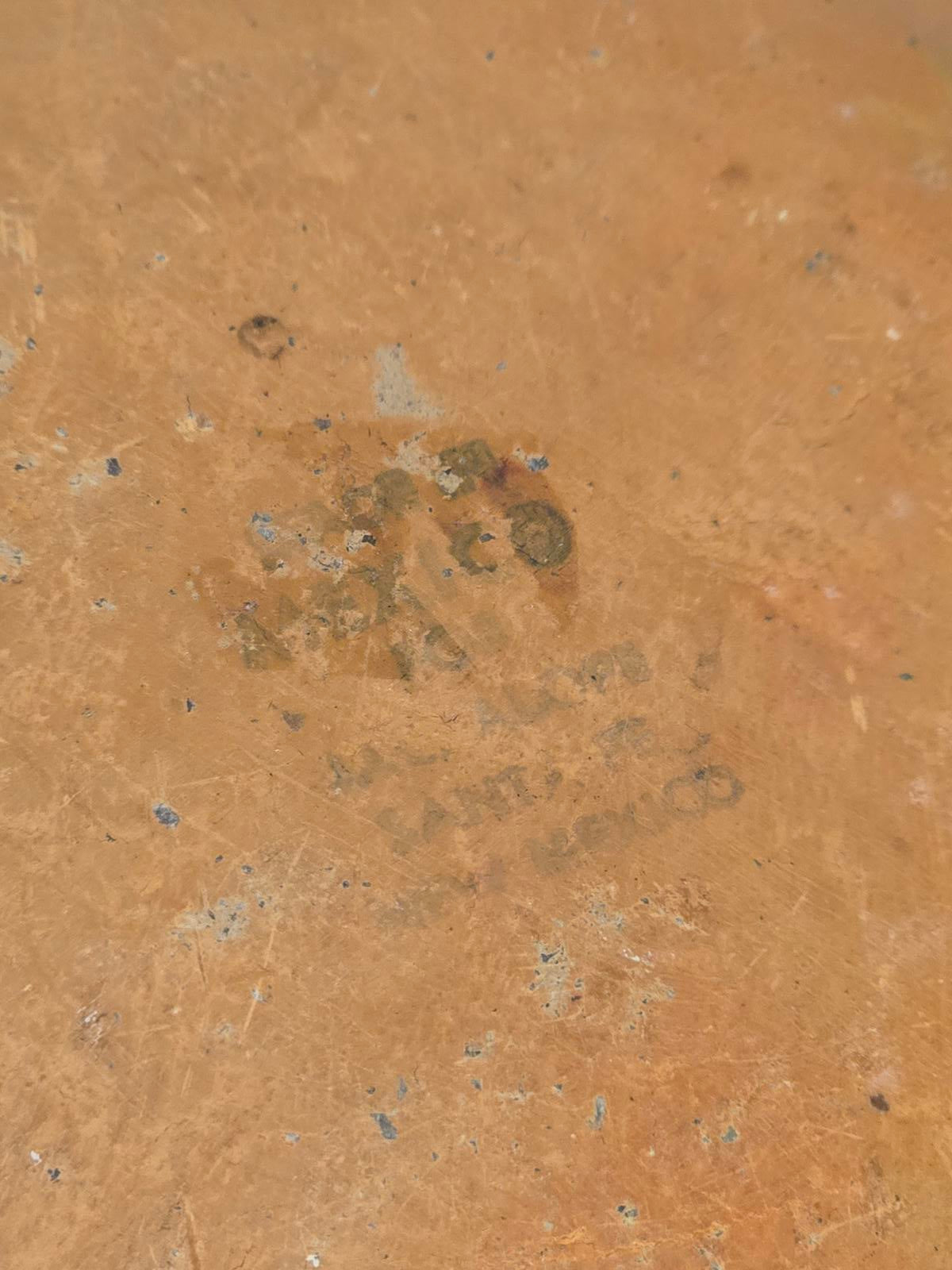 Vintage Mexican Handcrafted, Pit-Fired Olla or Pot