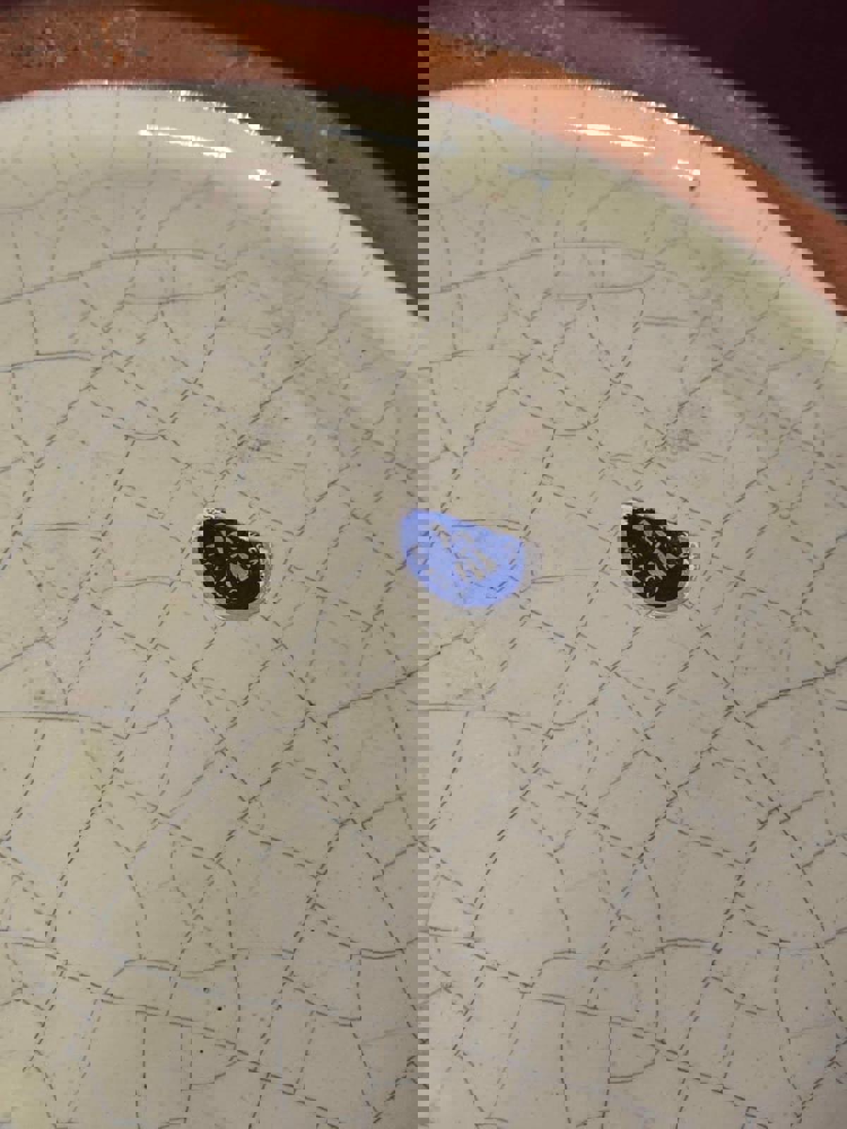 Large, Vintage Hand Painted Mexican Talavera Jar/Urn with Lid