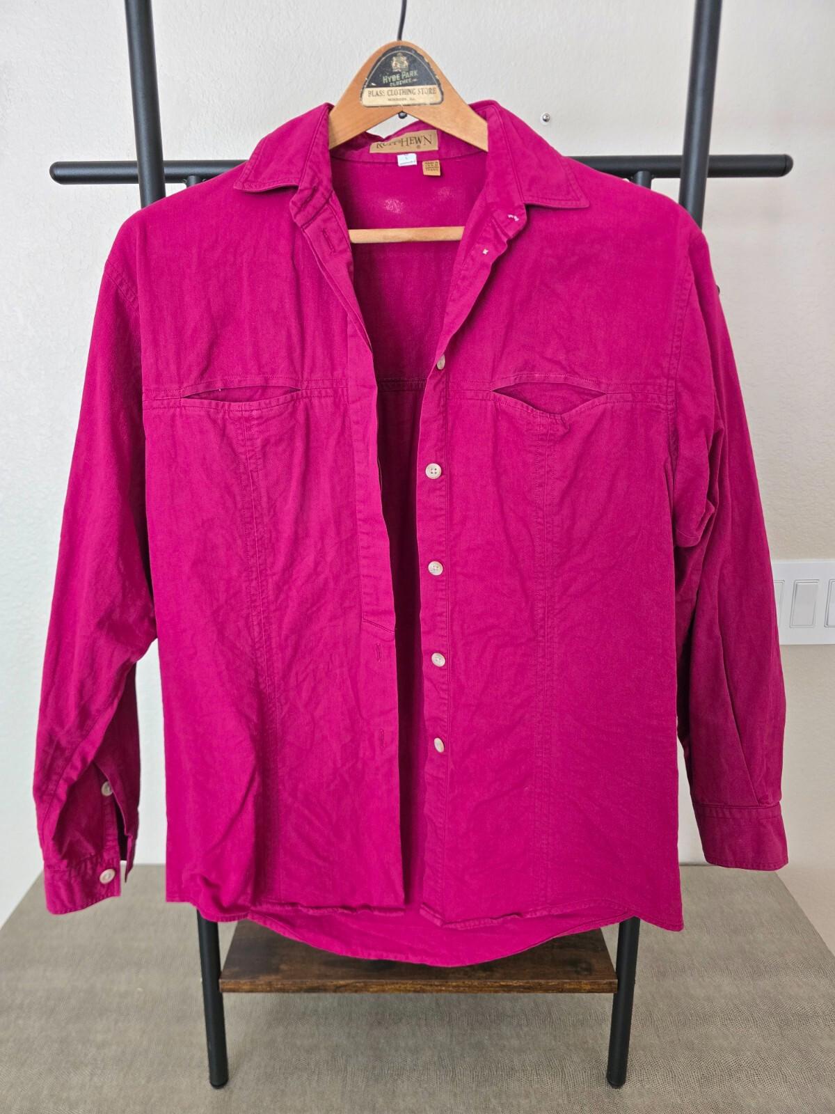 Vintage Women's Rasberry Ruff Hewn Shirt - Small
