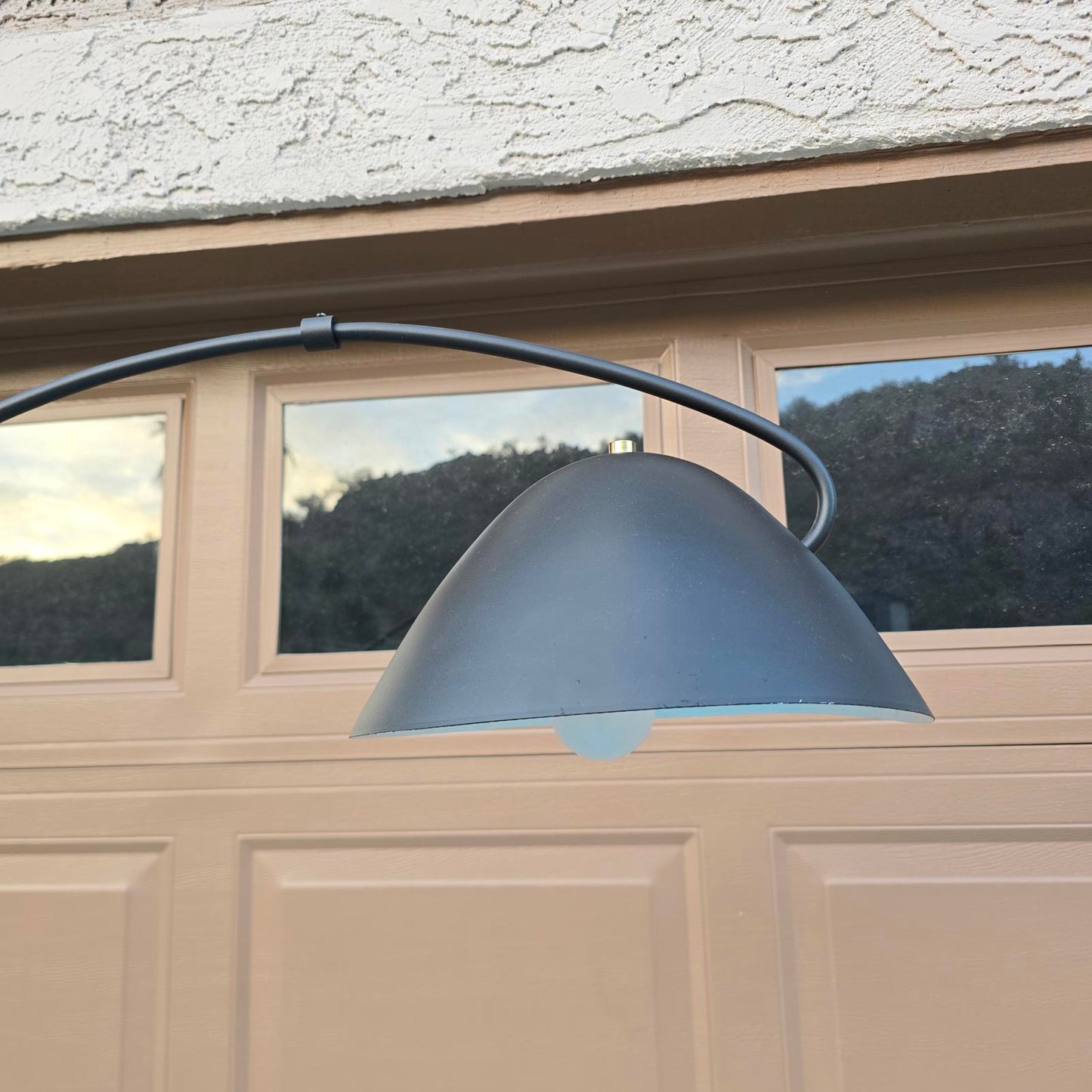 Mid Century Modern Arc Lamp with Marble Base