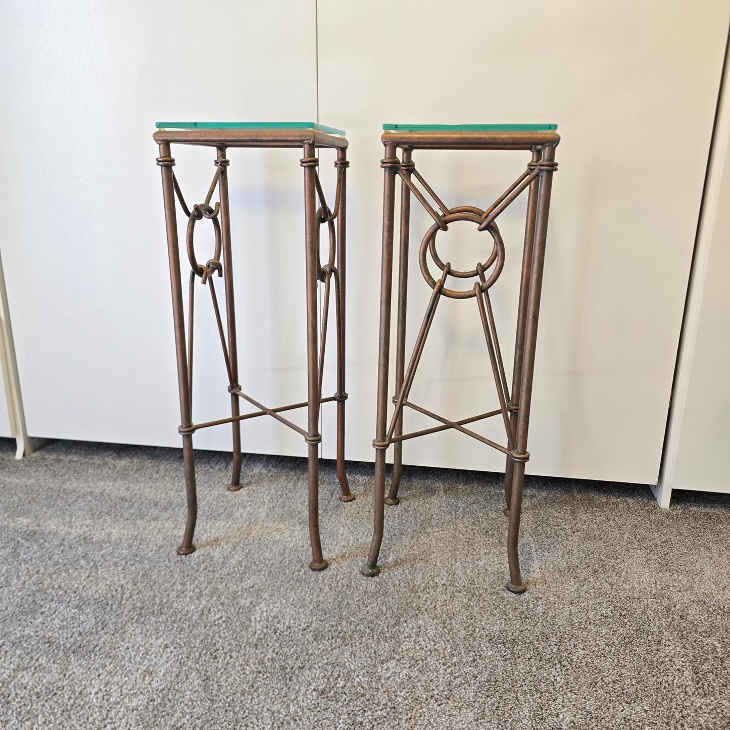 Pair of Tables in the French Neoclassical Style of Giovanni Banci for Hermes