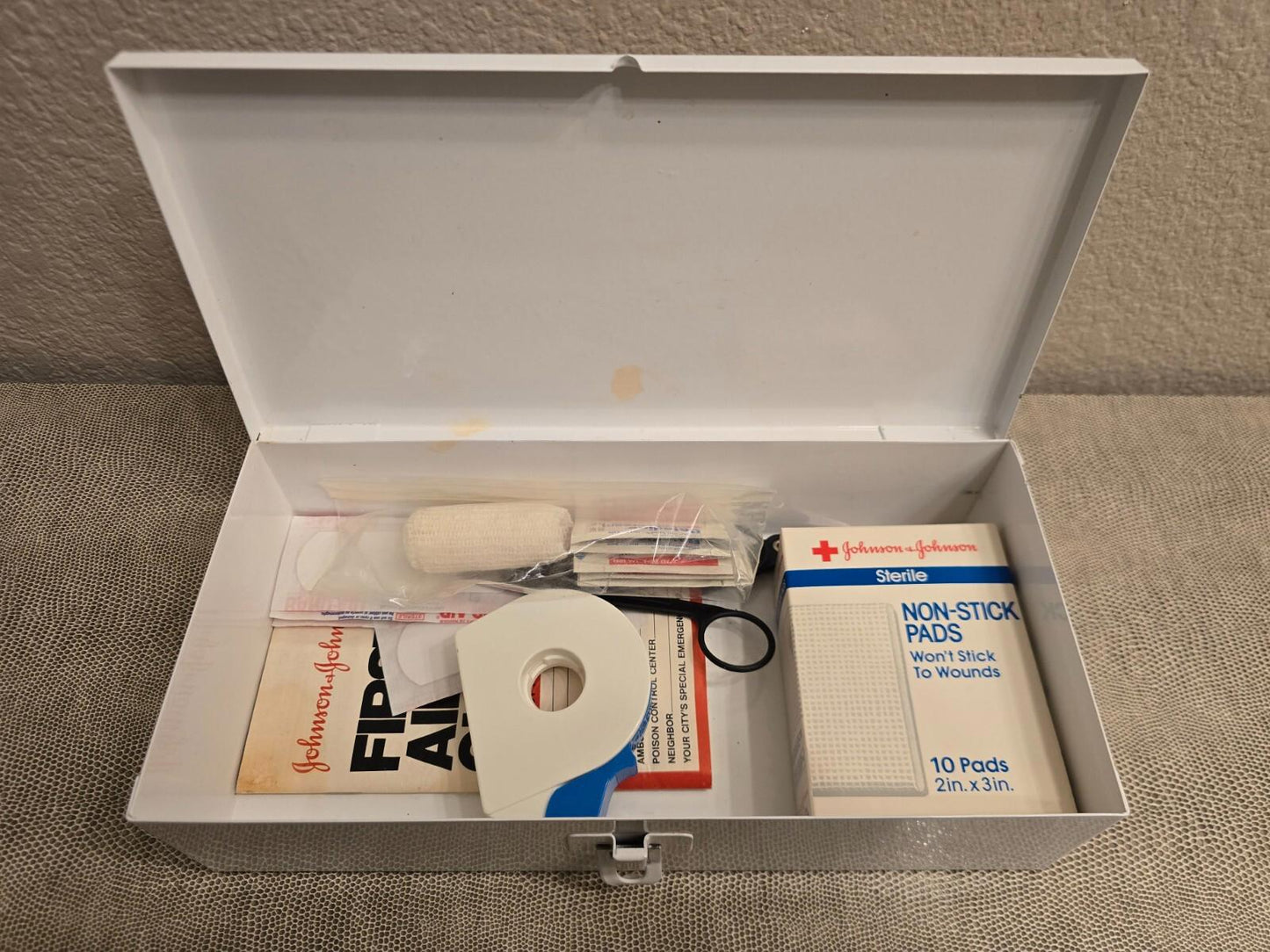 Vintage Johnson & Johnson First Aid Kits