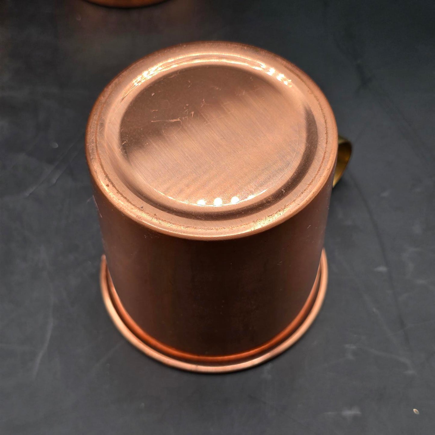 Vintage Set of Copper and Brass Mugs