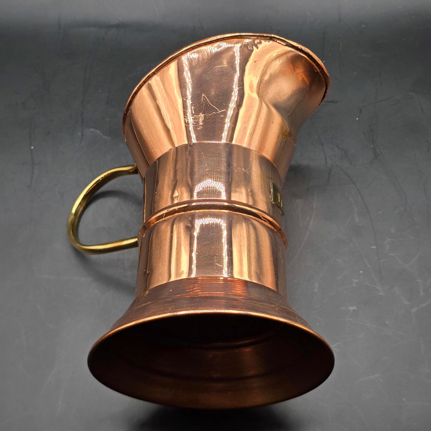 Vintage Solid Copper and Brass Pitcher