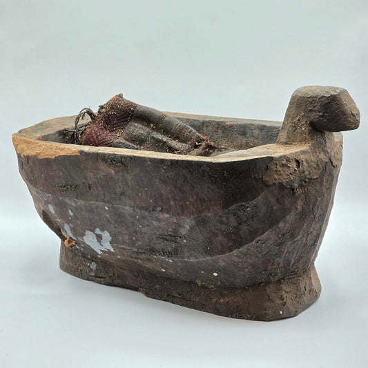 Vintage(estimated 50-90 years old), African or Afro/Caribbean Ceremonial Box