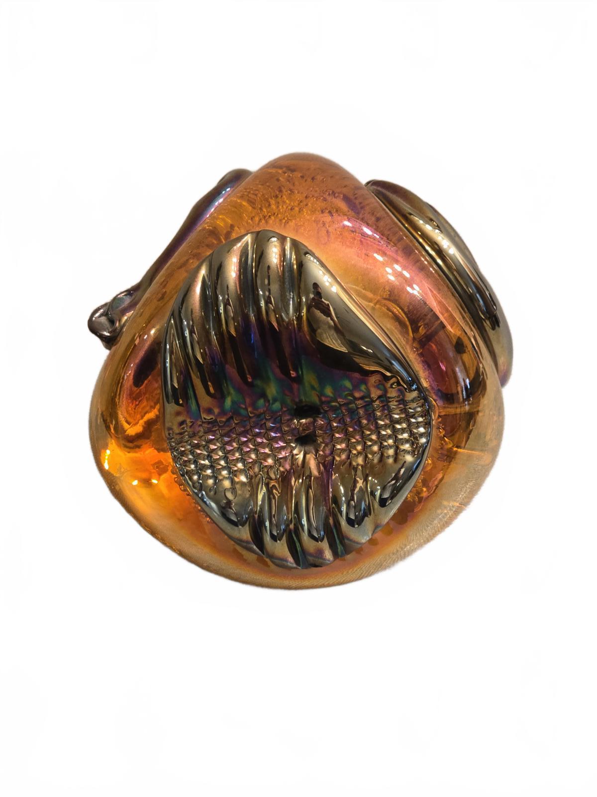 Rollin Karg Magnum Art Glass Paperweight Sculpture