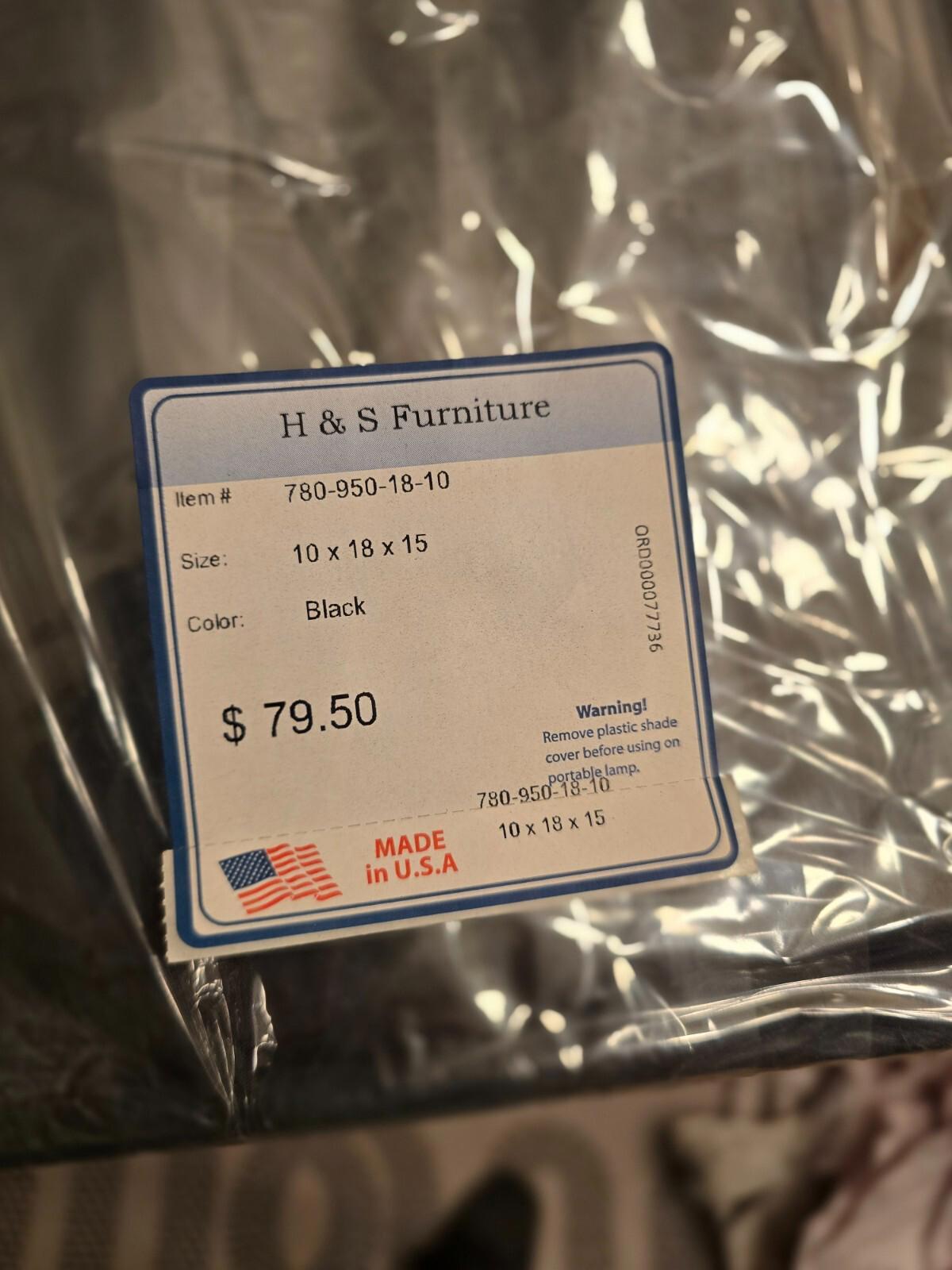 New Silk Black Lamp Shade