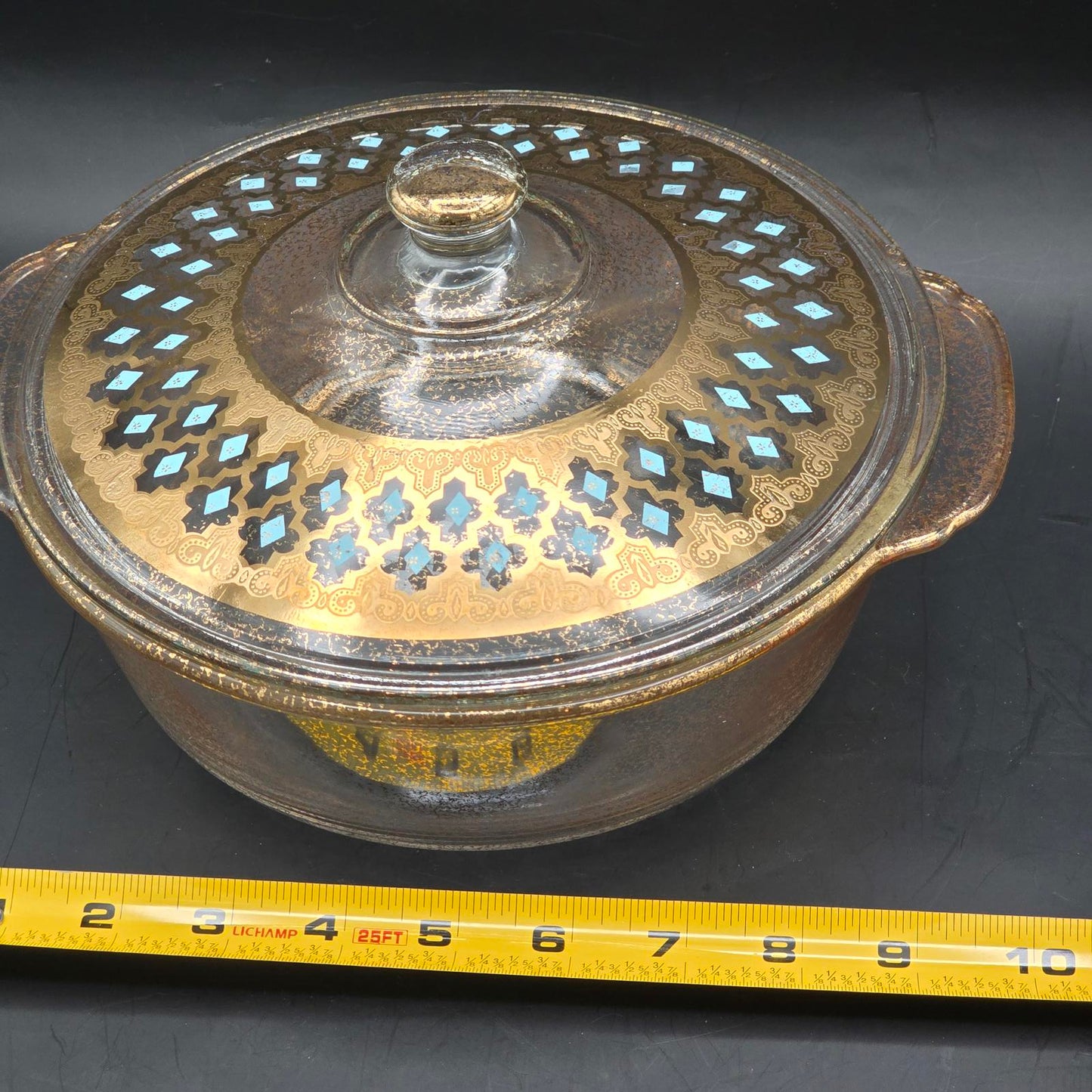 Vintage Fire King Casserole w/Lid Designed by George Briard