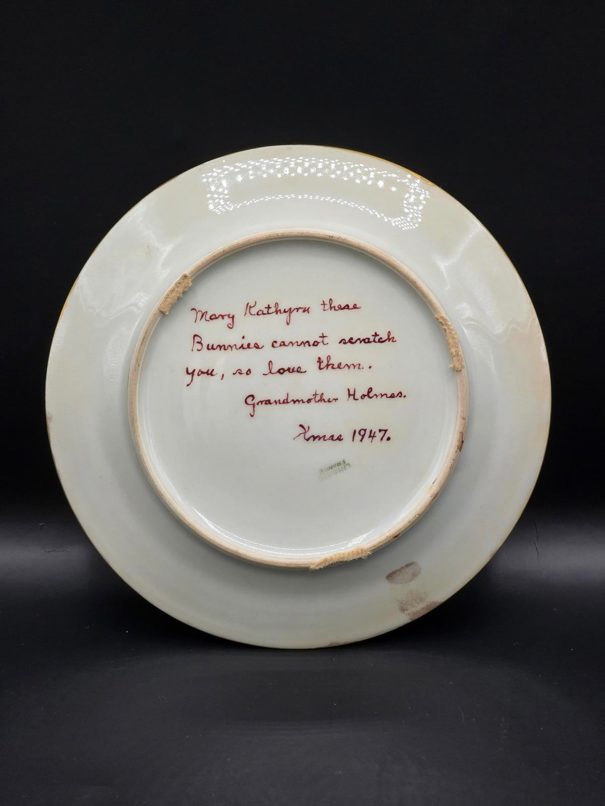 Vintage Hand-Painted Children's Luncheon Set