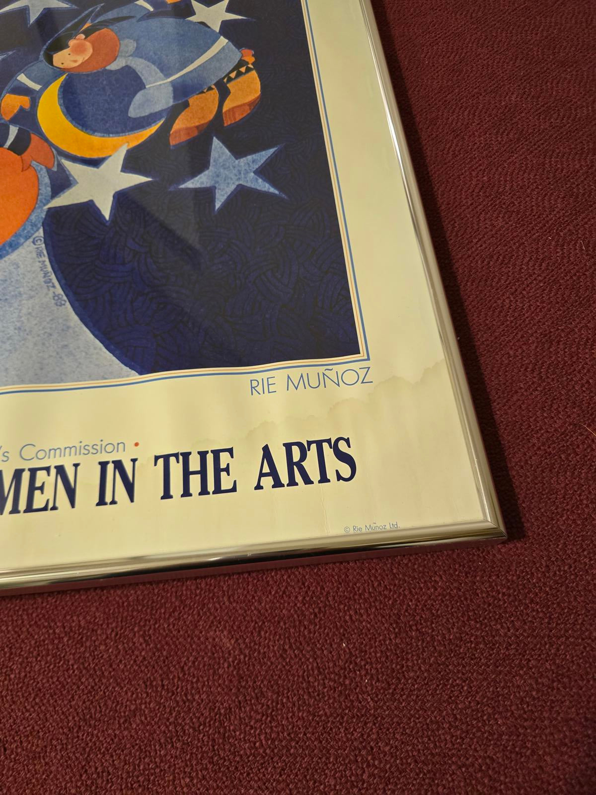 Rie Munoz Museum Exhibition Poster for Celebrating Women in the Arts