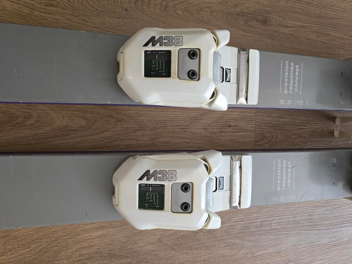 Dynastar Carbon Skis w/ M38 Bindings, Poles and Case - 180cm