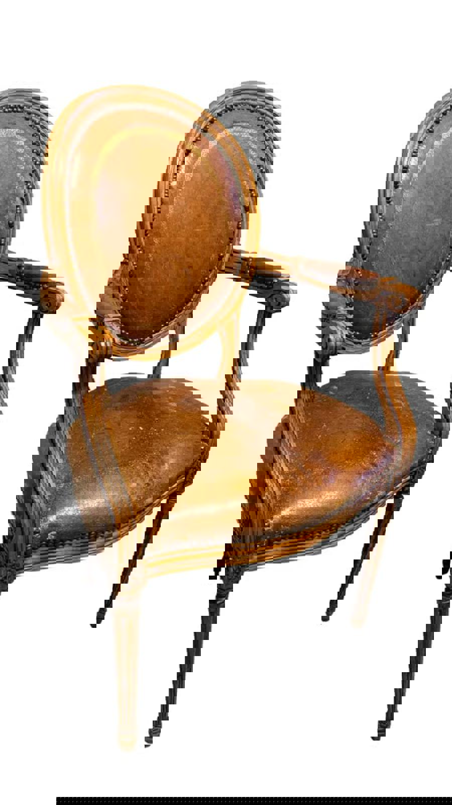 Antique Louis XVI Style Fauteuil Arm Chair