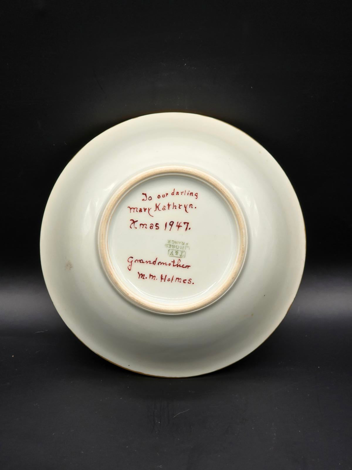 Vintage Hand-Painted Children's Luncheon Set