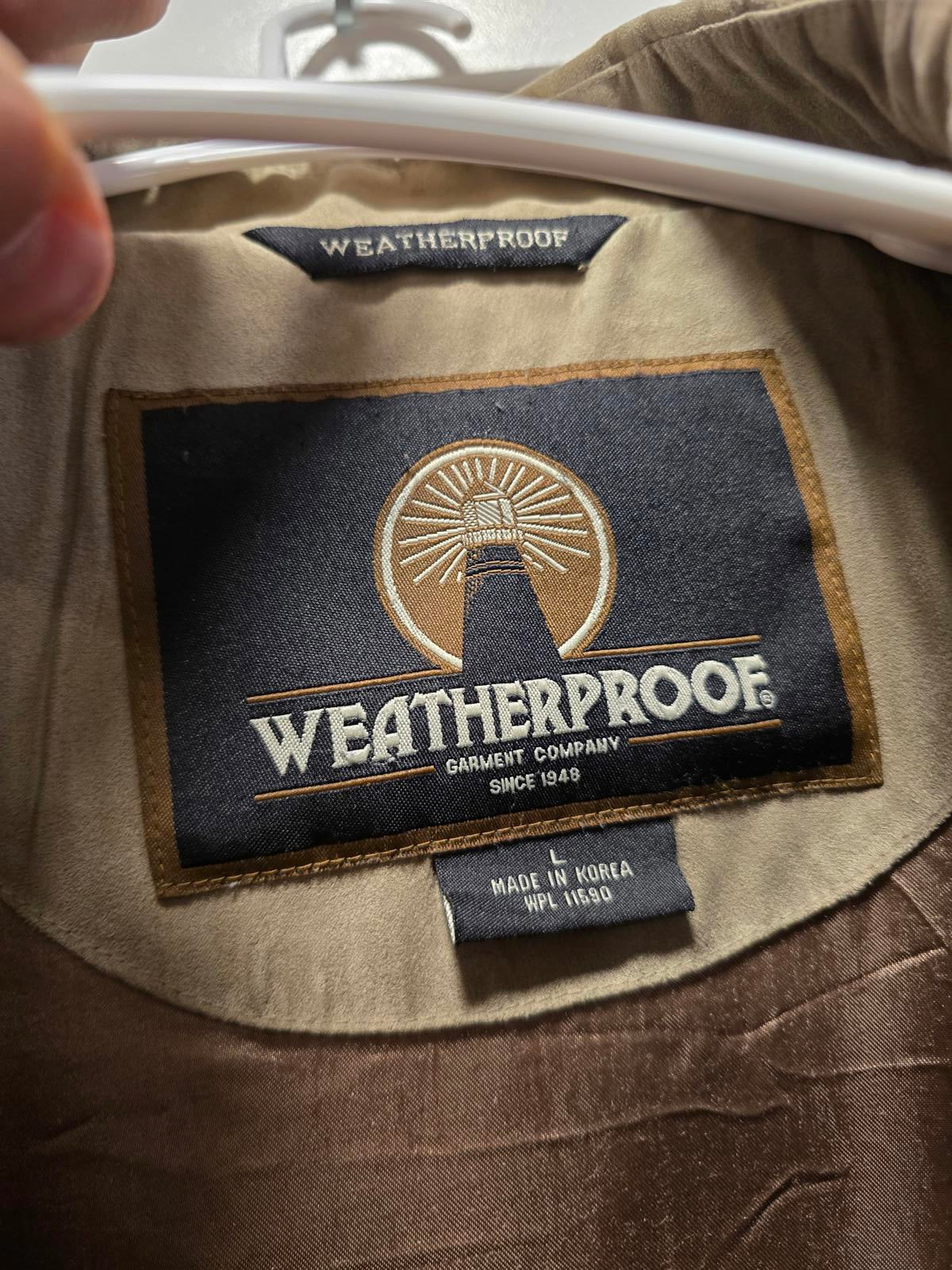 Weatherproof Men's Micro-Suede Jacket Men's Large