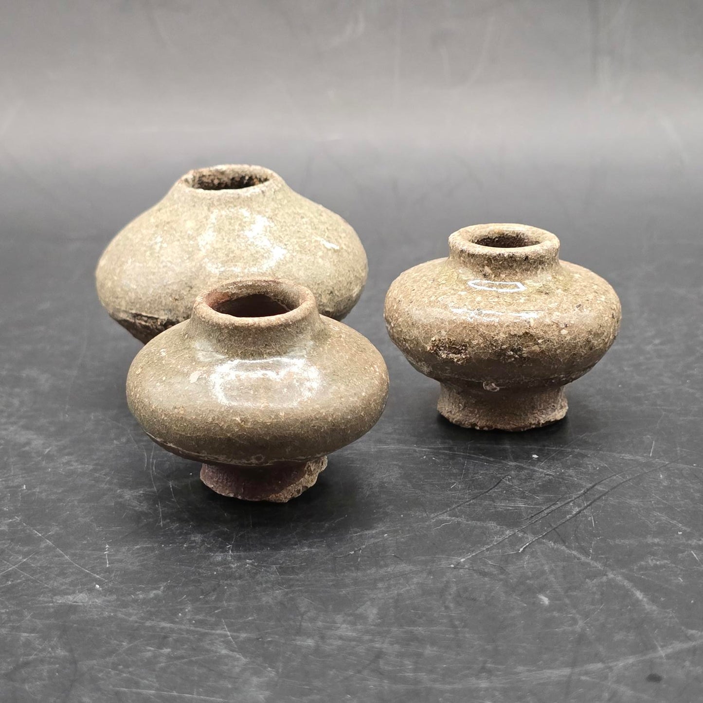Antique 16th Century Vietnamese Lime Pots