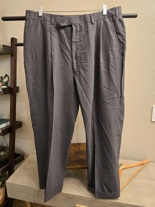 Hiltl Designer Gray Men's Dress Pants - Size 38