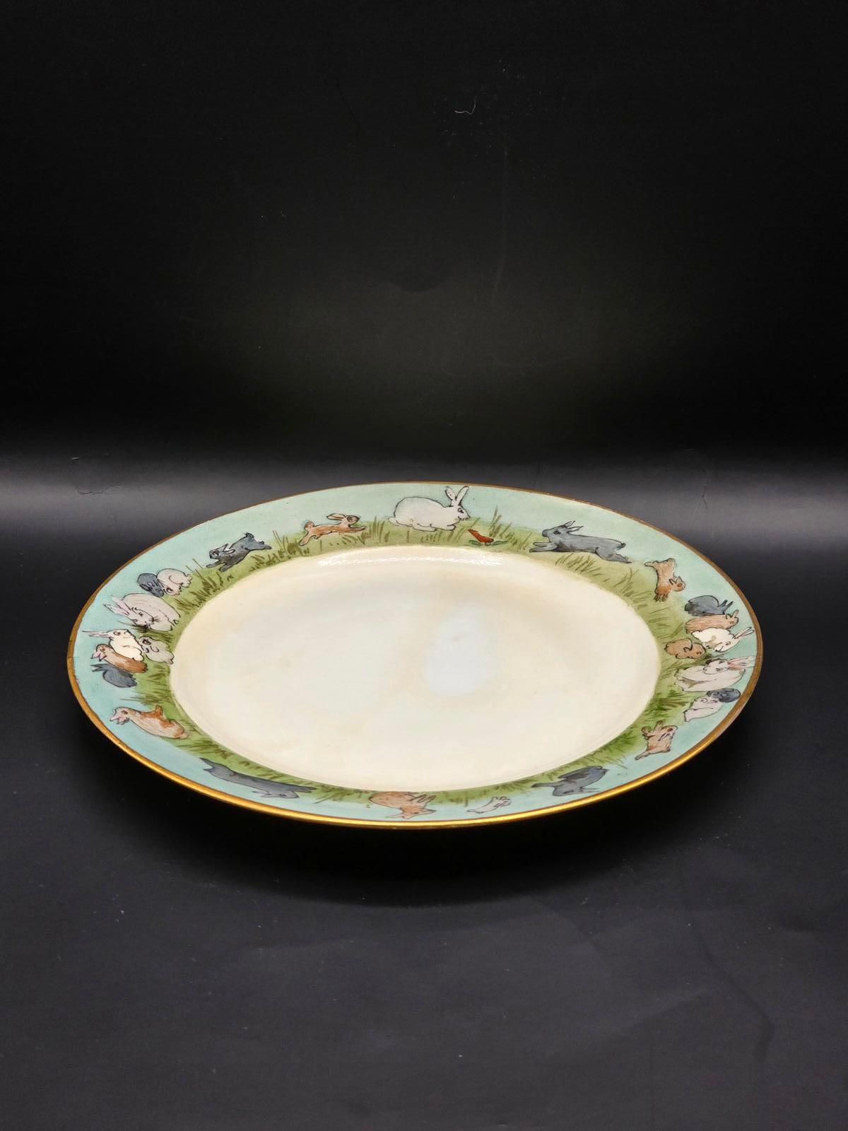 Vintage Hand-Painted Children's Luncheon Set