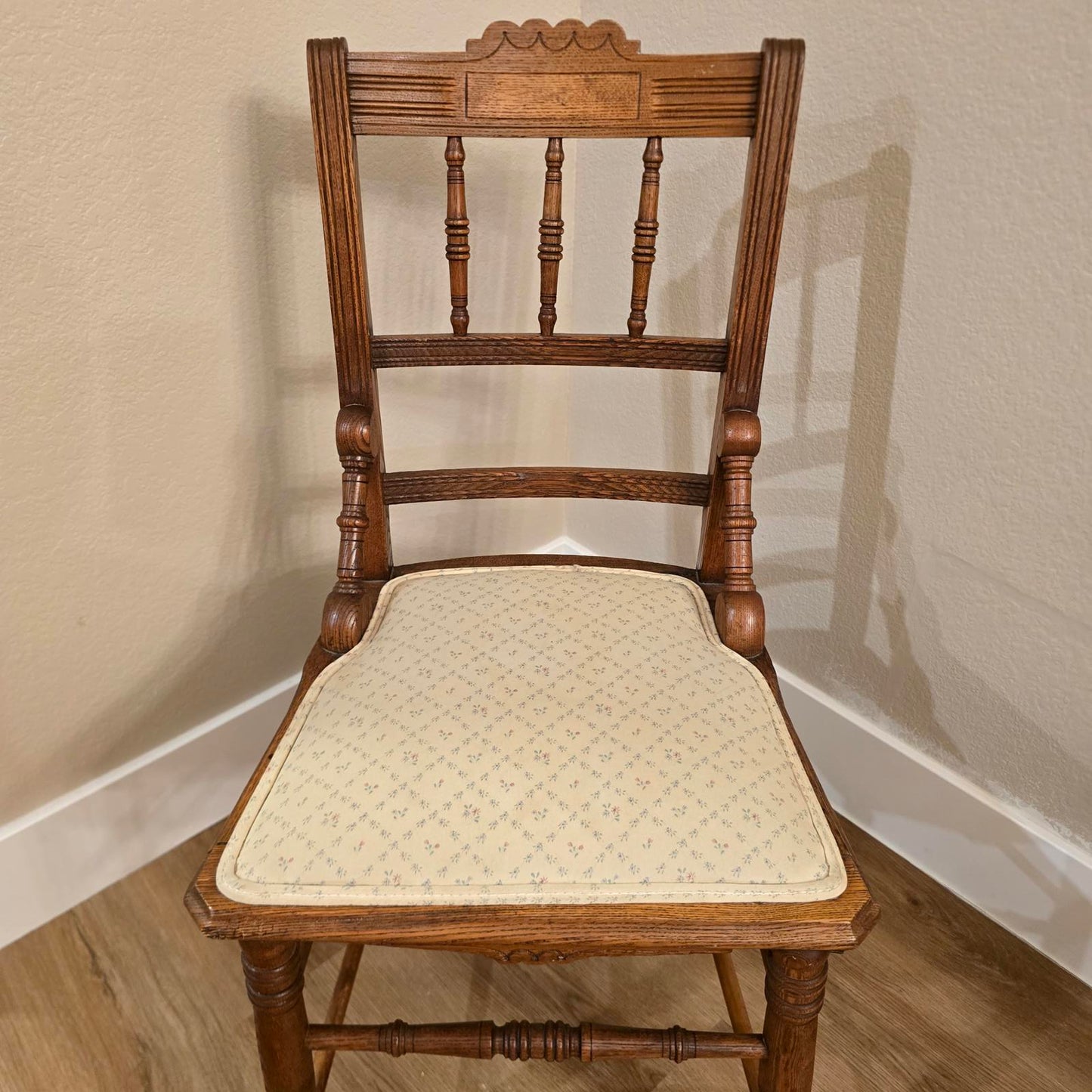 Antique Pressed Back, Victorian Accent Chair