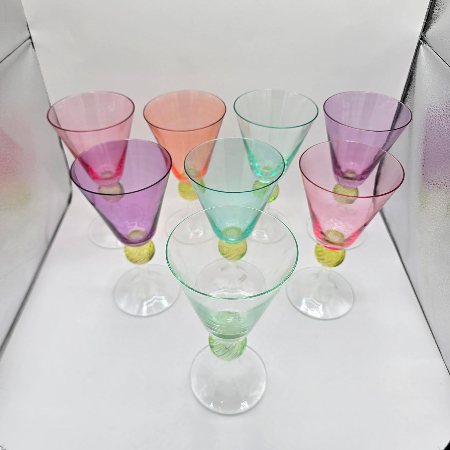 Southern Living at Home "Tango" Hand-Blown Water Glasses