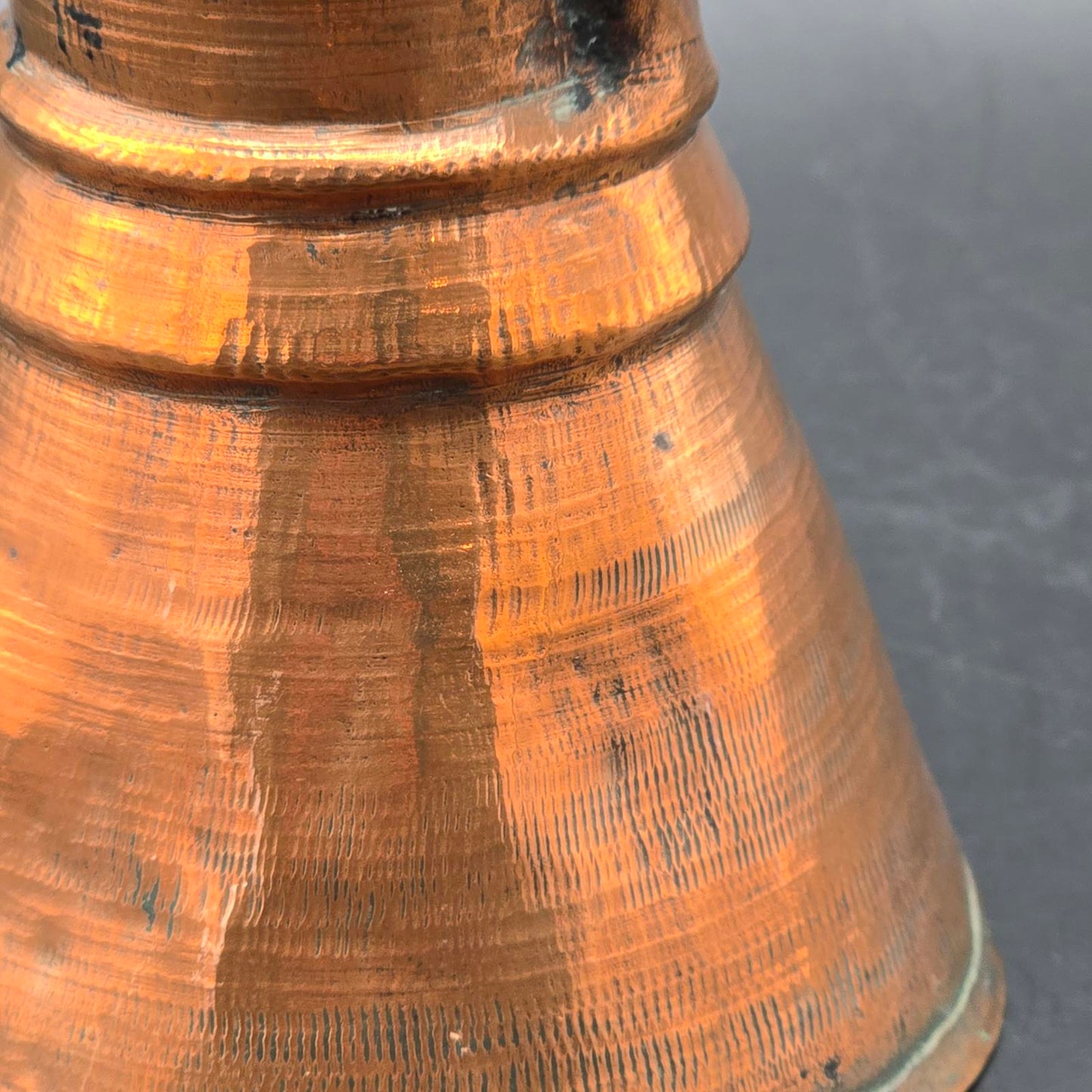 Vintage/Antique Copper Turkish Coffee Pot with Brass Handle