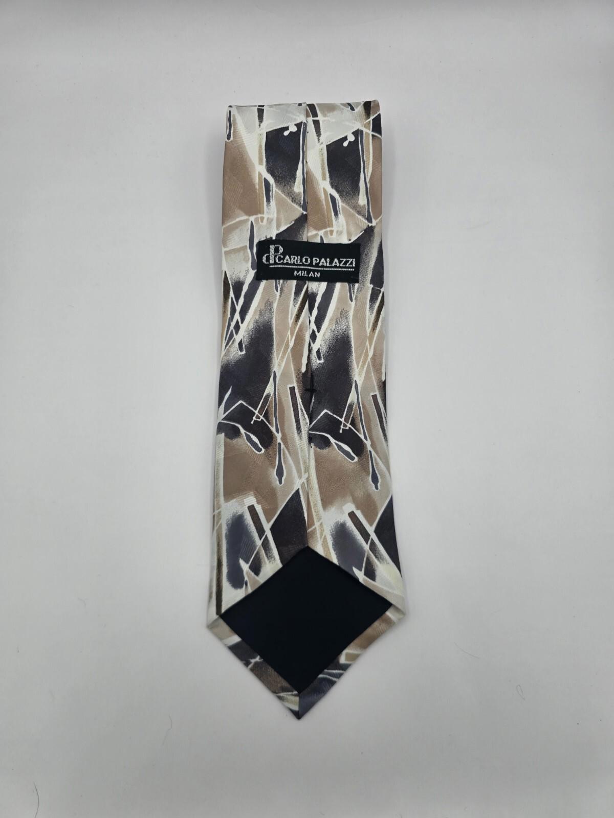 Carlo Palazzi Tie - Brown/Grey