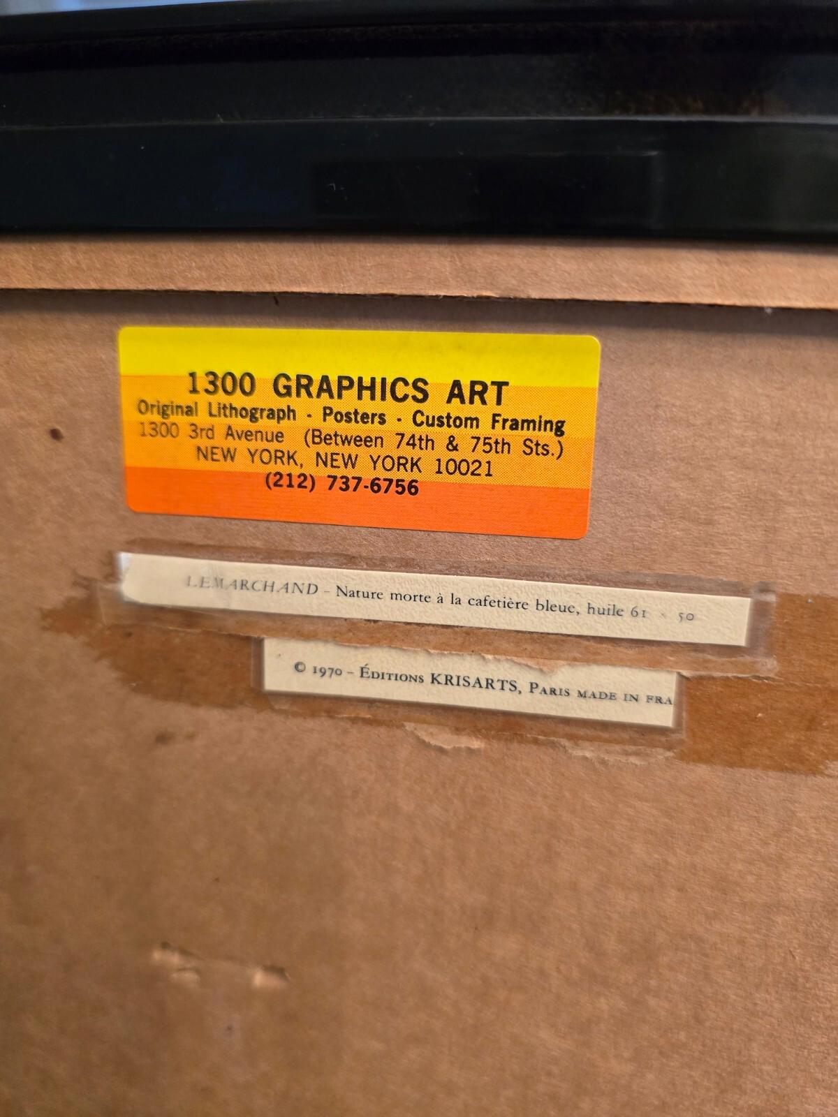 Lemarchand Lithograph