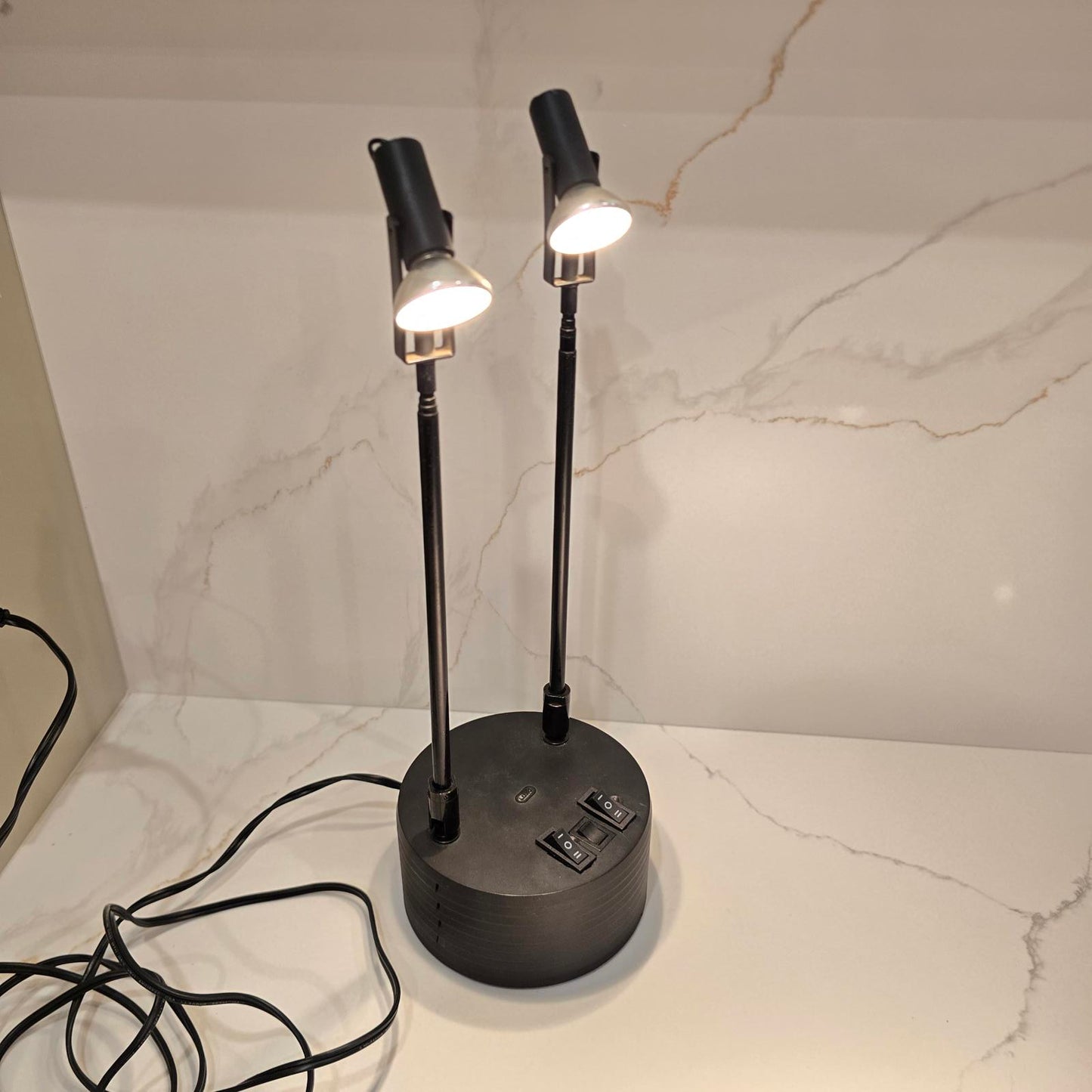 Luxo "Sciopticon" Twin Telescopic Table Lamp