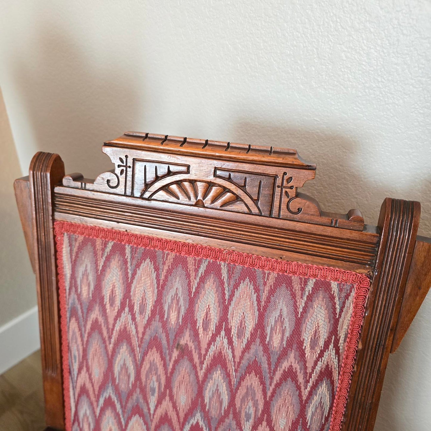 Antique Victorian Eastlake Style, Parlor Accent Chairs