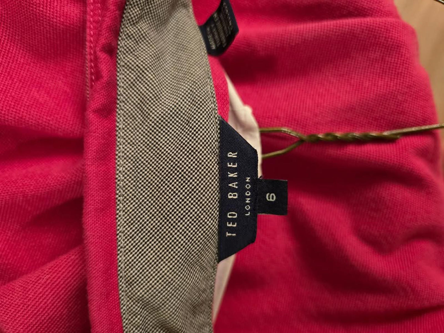 Ted Baker Pink Polo Shirt