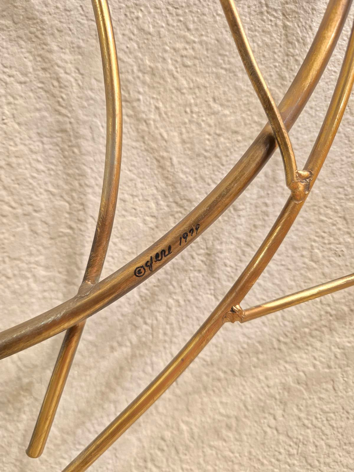 Vintage MCM Curtis Jere Floral Wall Sculpture