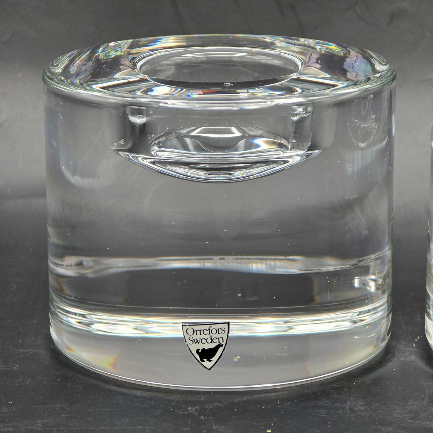 Orrefors "Puck" Votive Candle Holders -Large