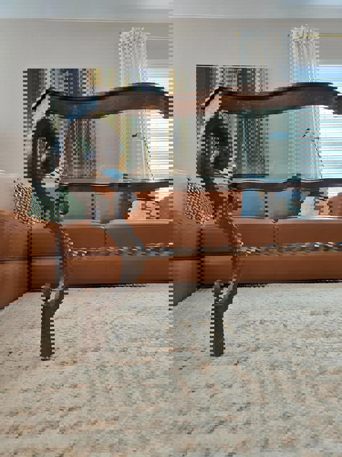 Fabulous French Art Deco Coffee Table in the Style of Gilbert Poillerat