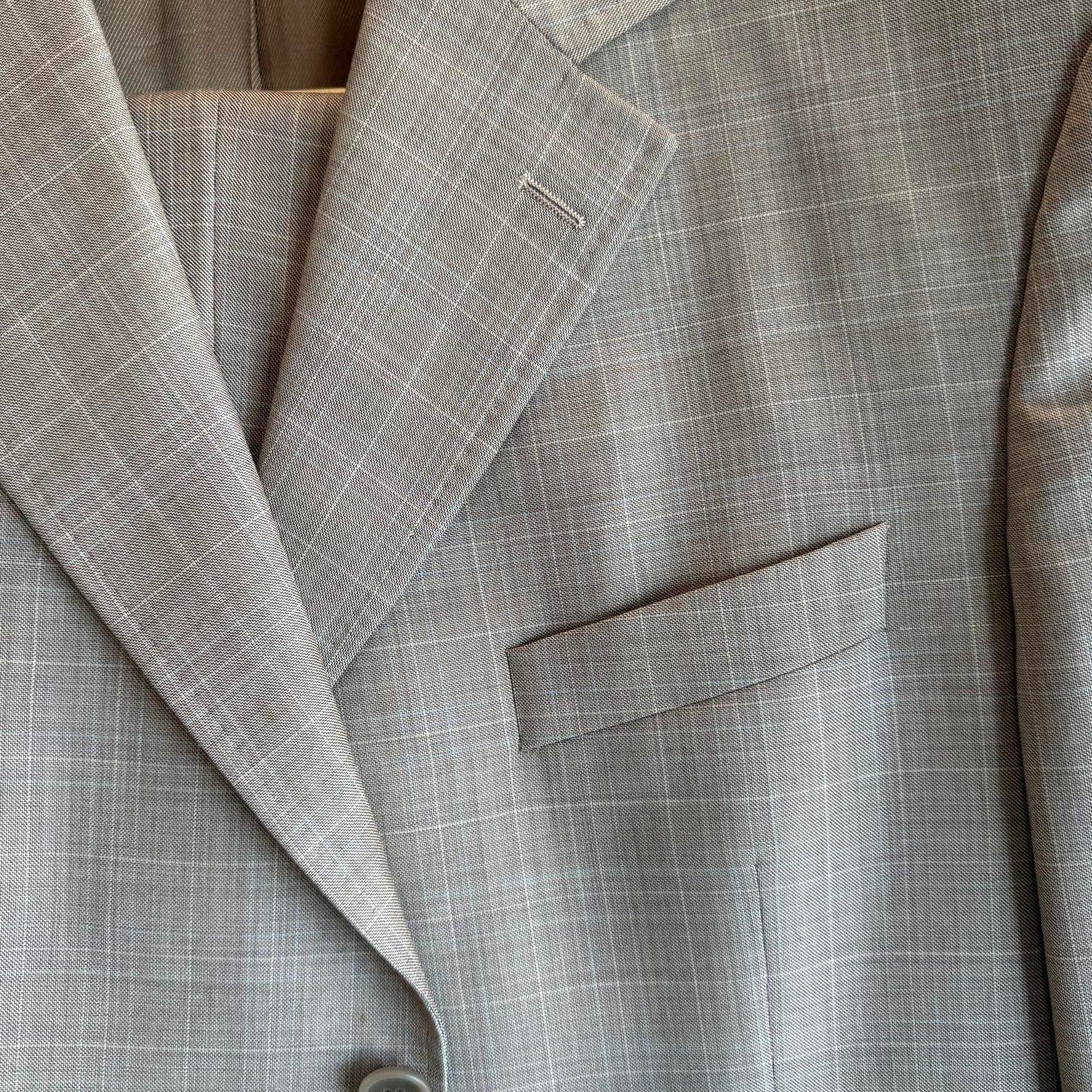 Faconnable Designer Men's Light Taupe Suit