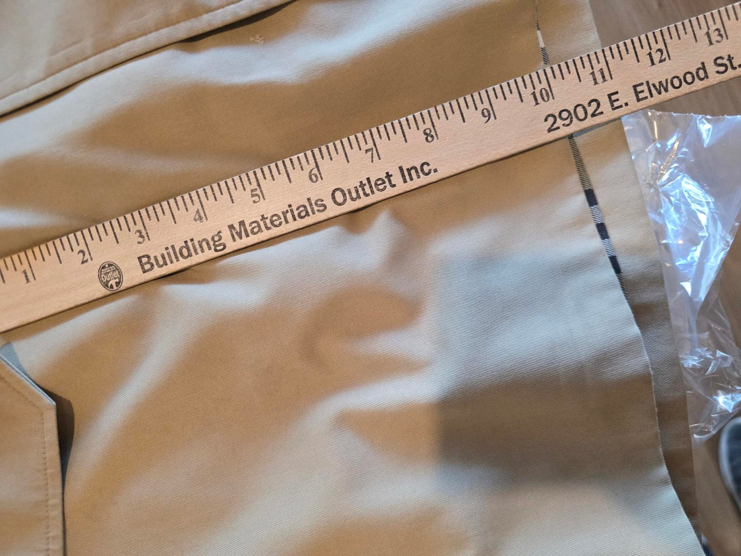 Vintage Burberry's Men's Large Trench Coat with Wool Liner