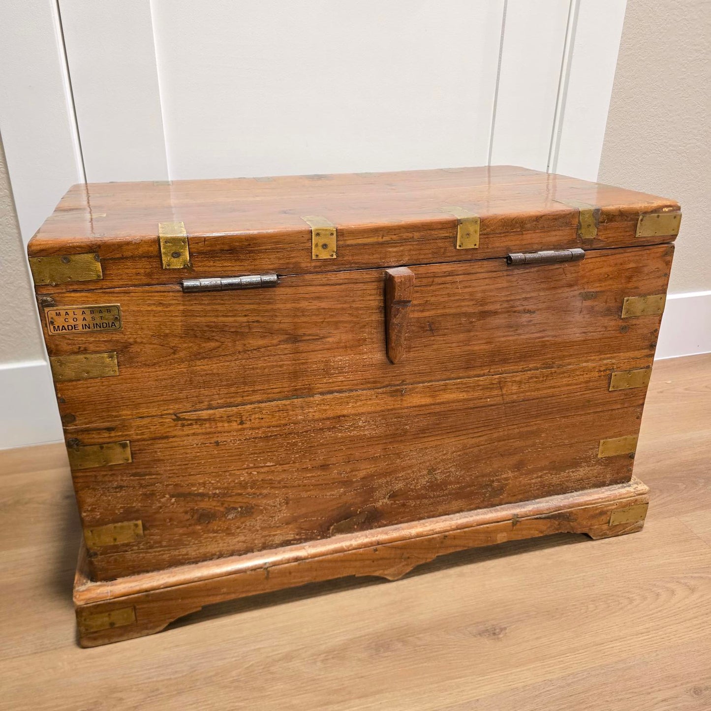 Vintage/Antique Campaign-Naval Travel Trunk