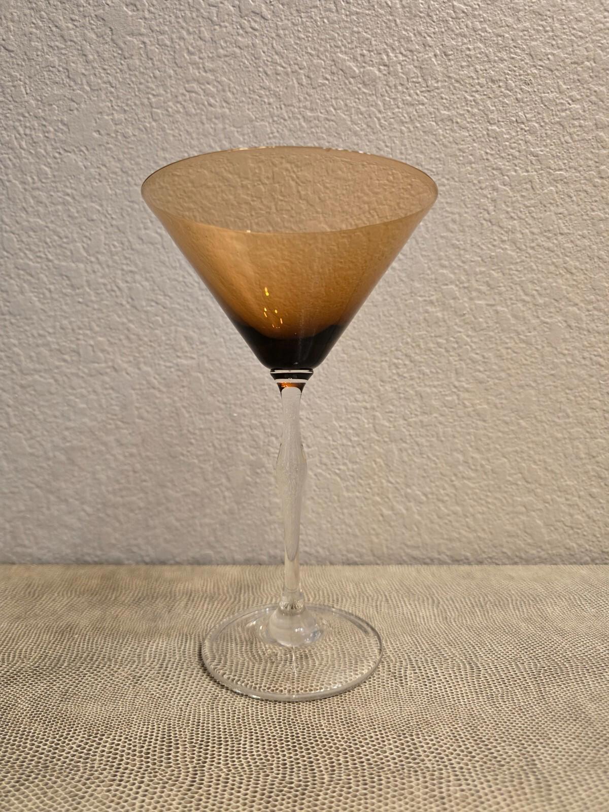 Brown Martini Glass