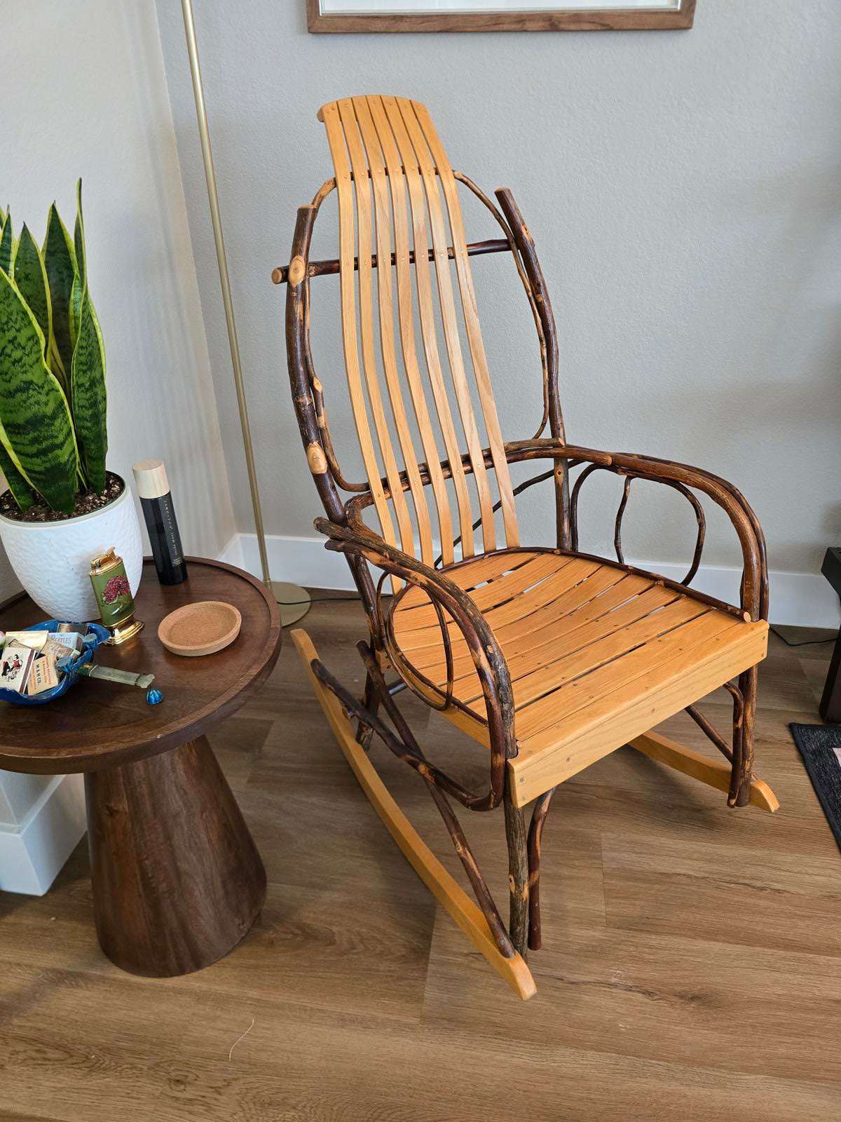 Amish Bentwood Hickory Rocking Chair