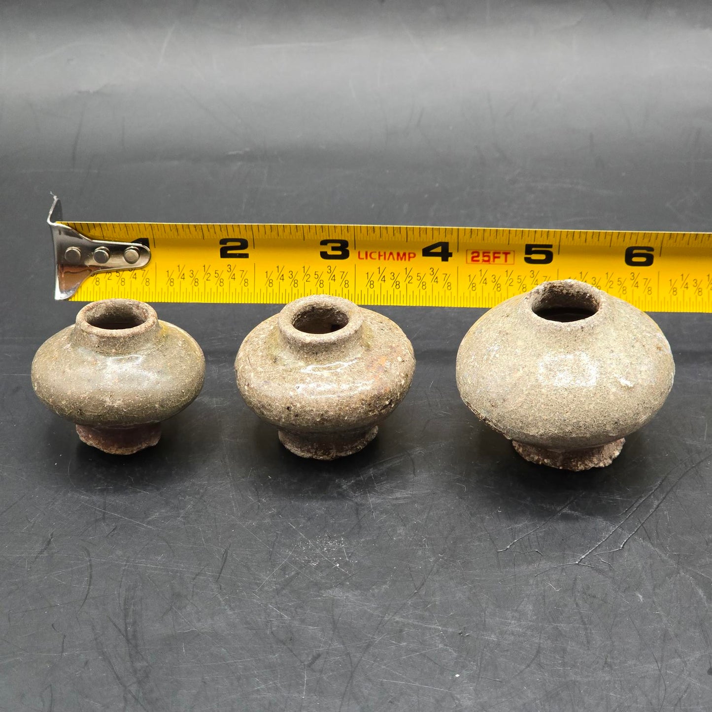 Antique 16th Century Vietnamese Lime Pots