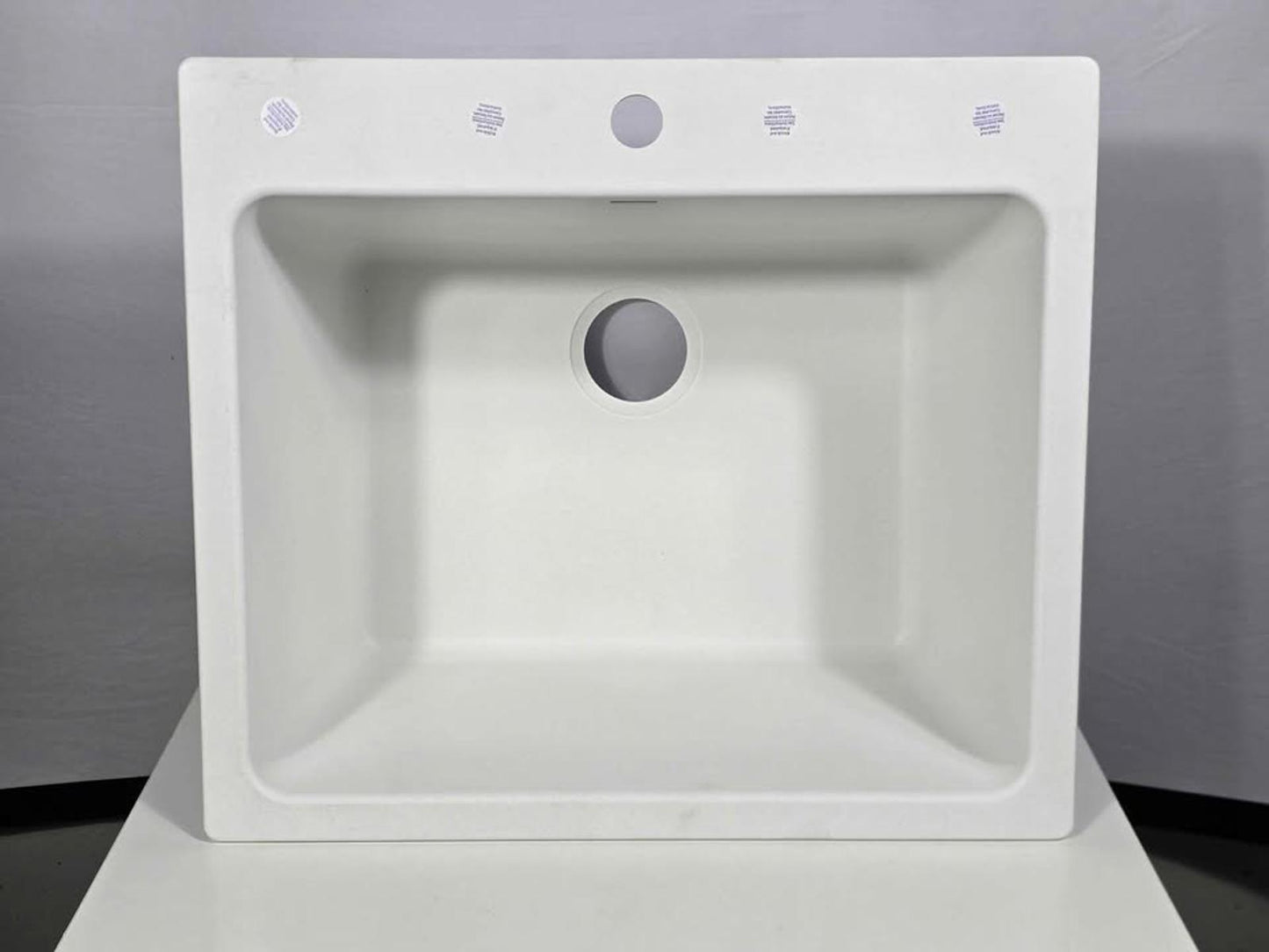 Blanco Liven 25" Dual Mount Single Basin SILGRANIT Laundry Sink
