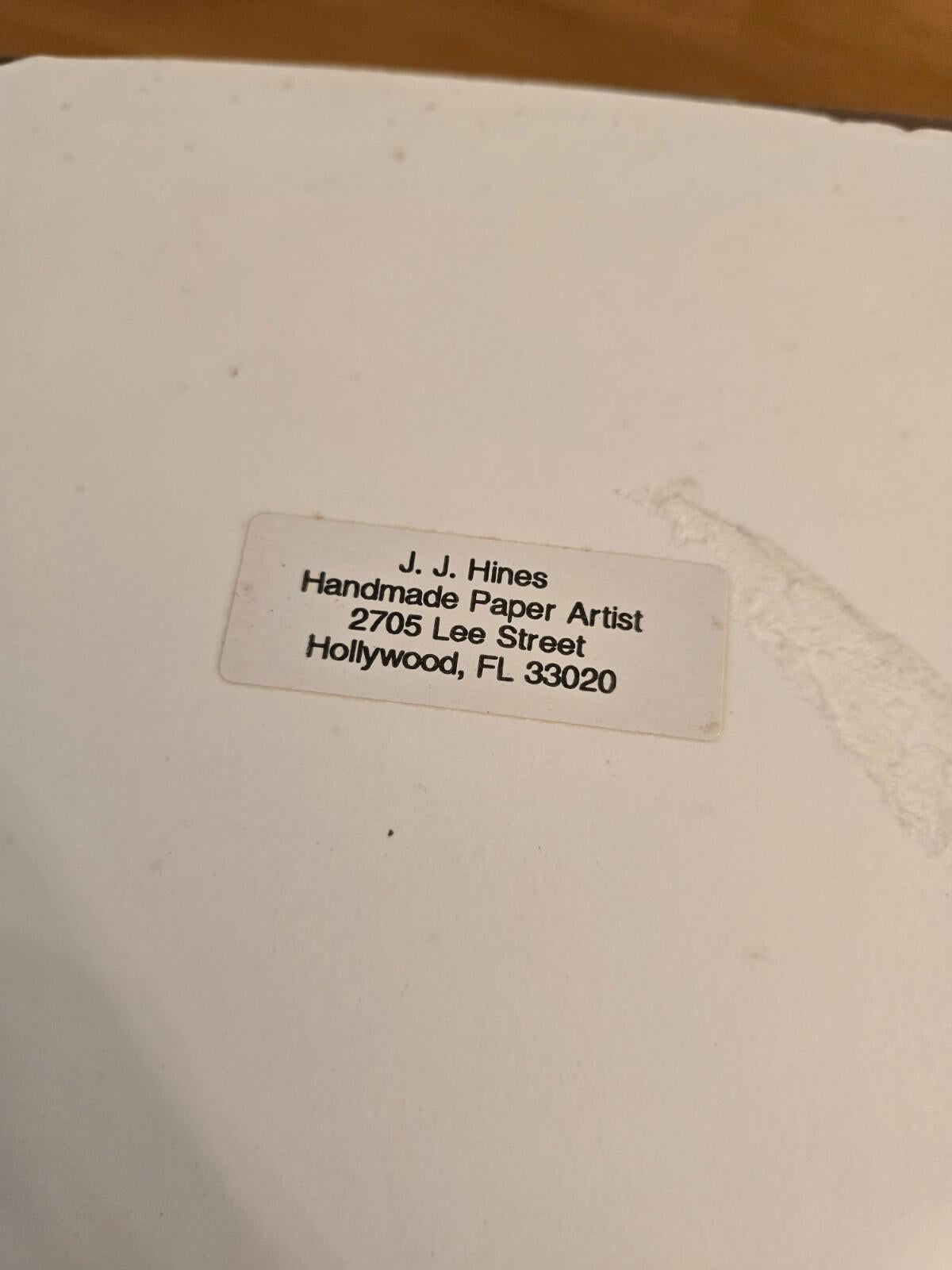 JJ Heine's Handmade Paper Art