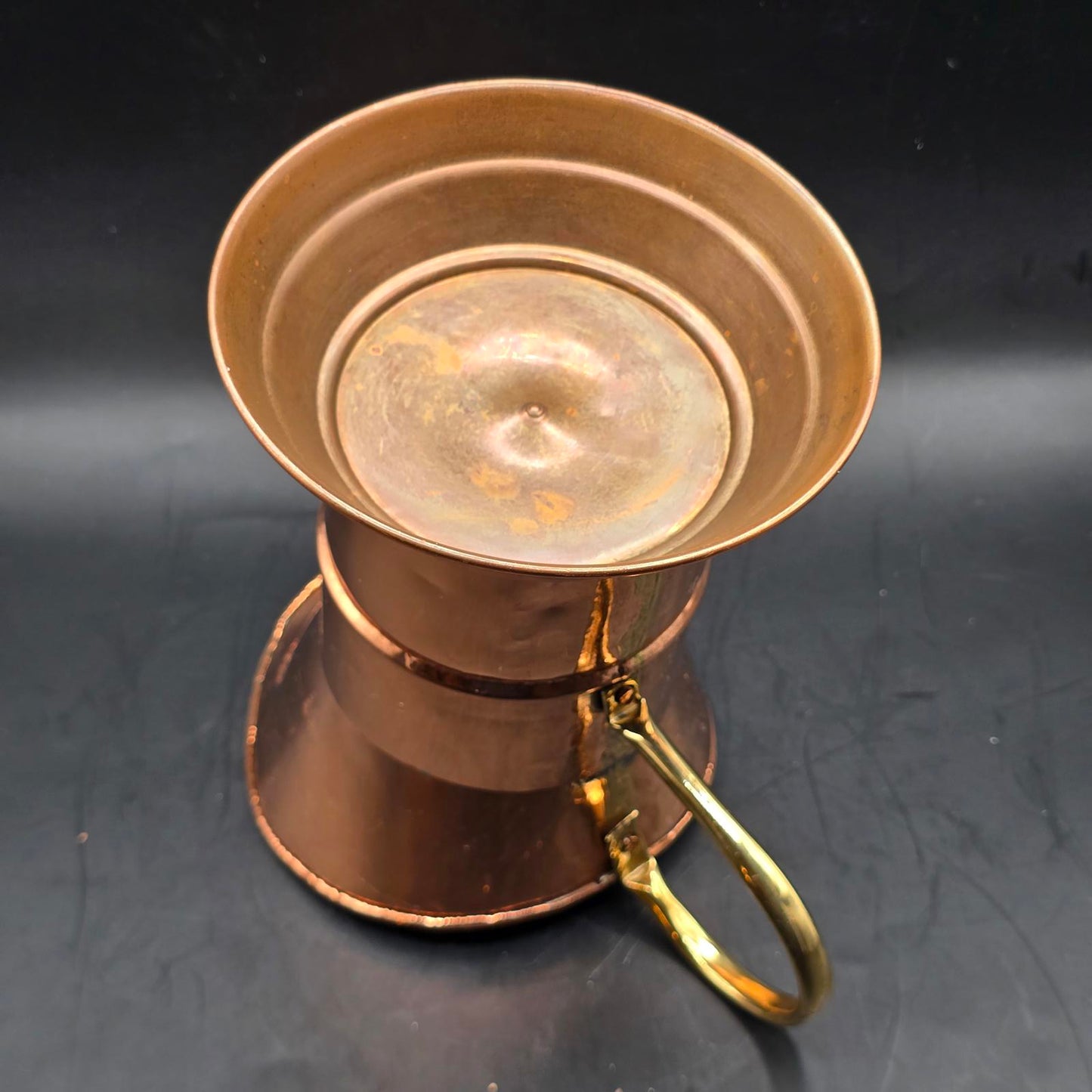 Vintage Solid Copper and Brass Pitcher