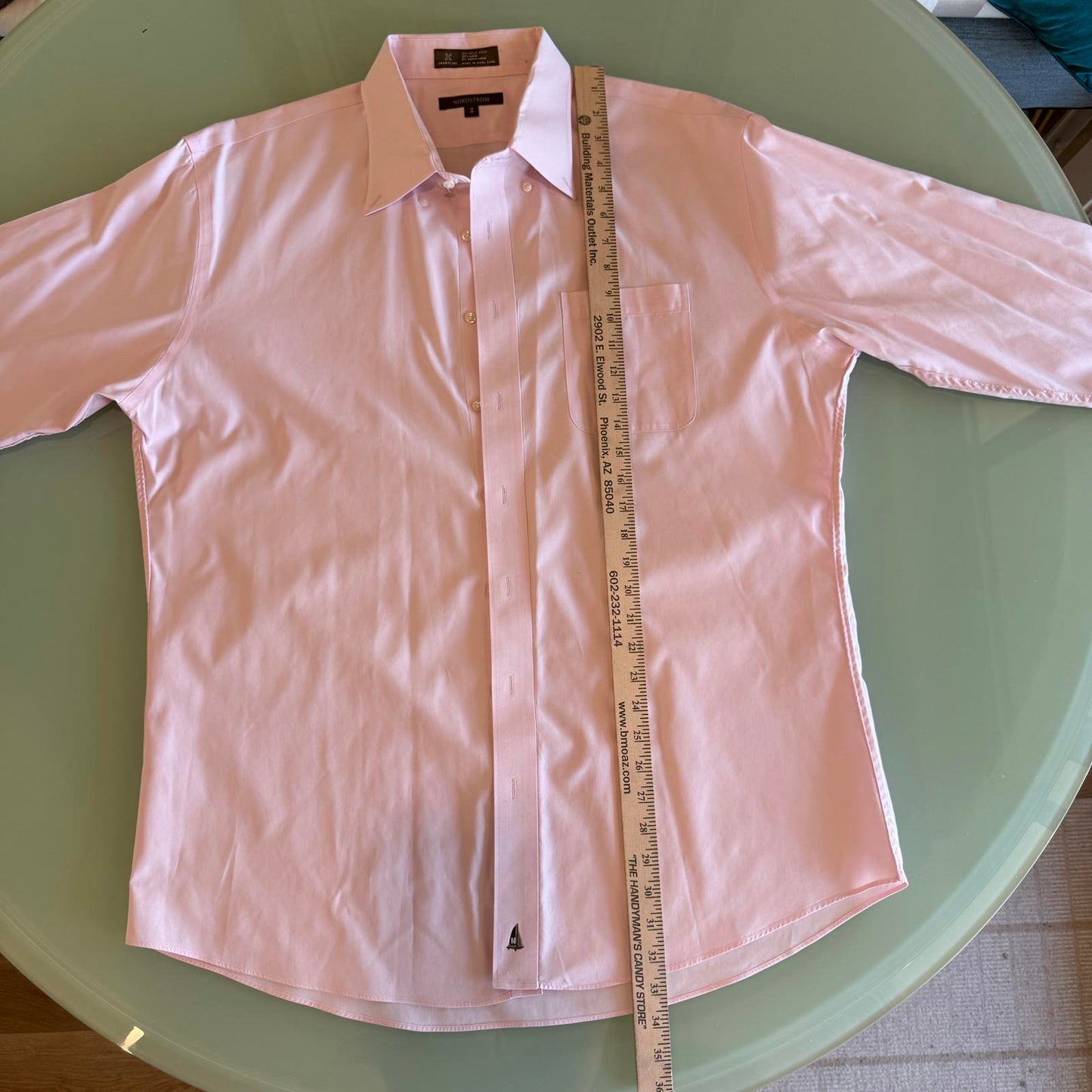 Nordstrom Men's Premium Pink Dress Shirt